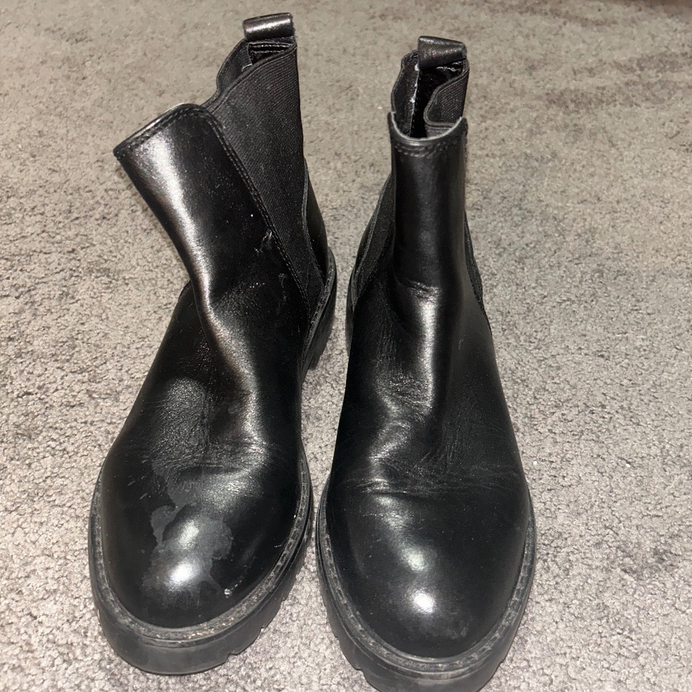 Leather Steve Madden Booties